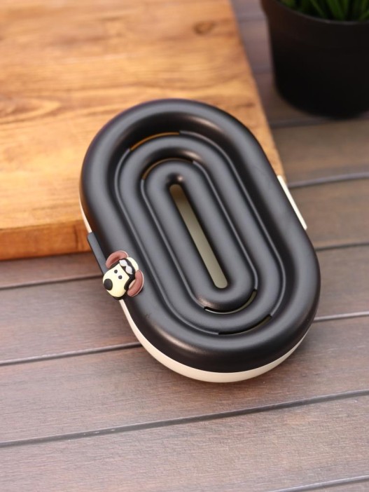 Мыльница «Soapy face», black (4,5*16*10,5 см) 