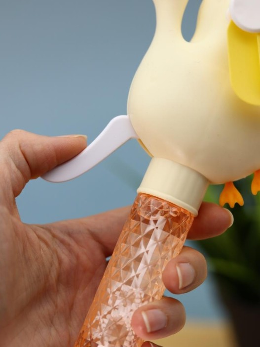 Портативный механический ручной вентилятор «Funny goose», white 