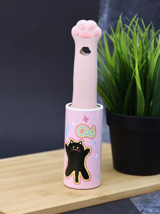 Ролик для чистки одежды &quot;Pink paw&quot;, 10 см*60 листов 