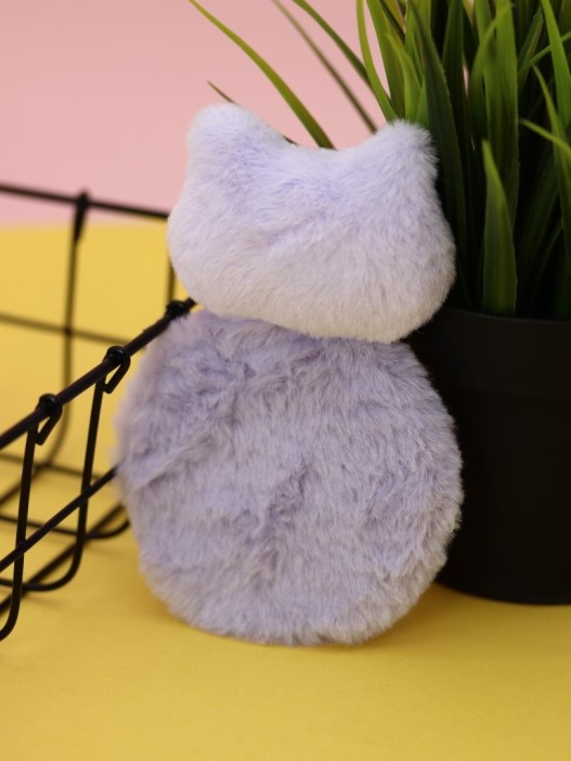 Плюшевое зеркало GIRLY "Sleeping kitten", purple (8*12,5 см) 