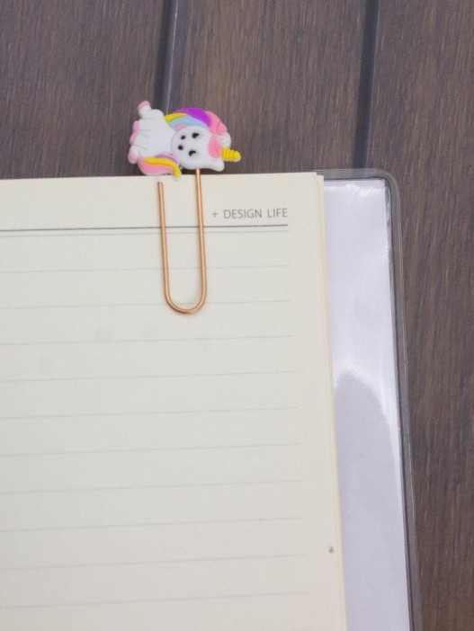 Закладка - скрепка &quot;Unicorn&quot;, white 