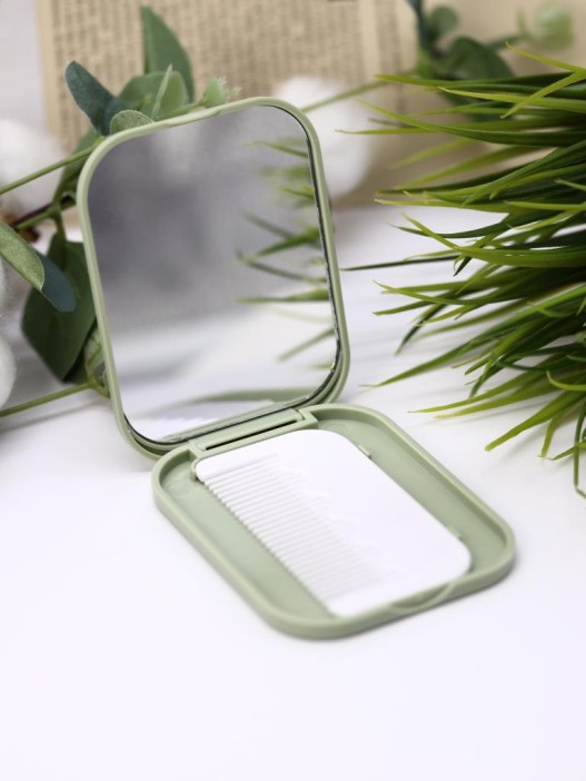 Зеркало с расческой &quot;Froggy&quot;, green 