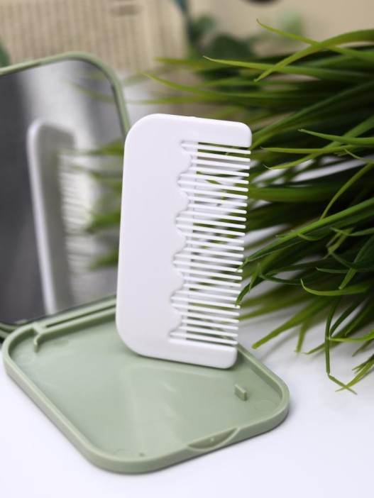 Зеркало с расческой &quot;Froggy&quot;, green 