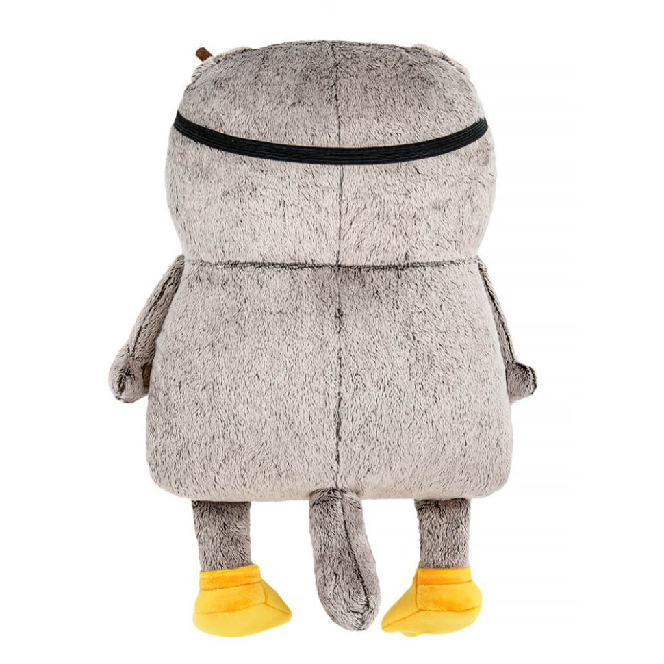 Мягкая игрушка "Кот Басик в маске для сна "Гусик" (34 см)