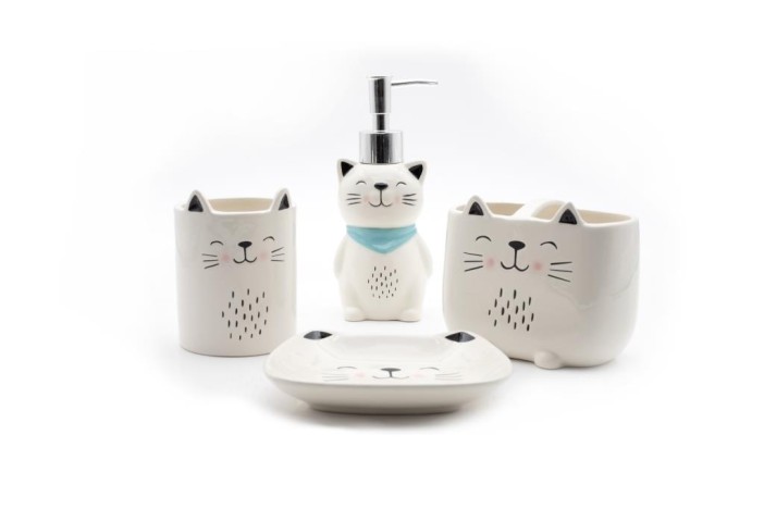 Мыльница iLikeGift «Cute cat», 10х13 см 