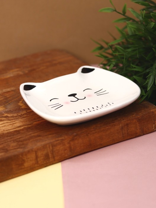 Мыльница iLikeGift «Cute cat», 10х13 см 