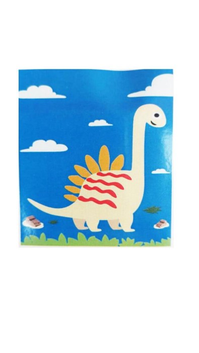 Алмазная мозаика без подрамника &quot;Динозавр&quot;, 15х20 см 