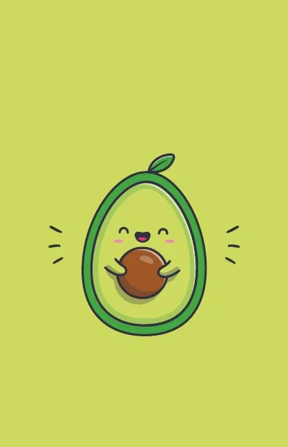 Держатель для карт «Happy avocado» (6,5 х 9,5 см) 