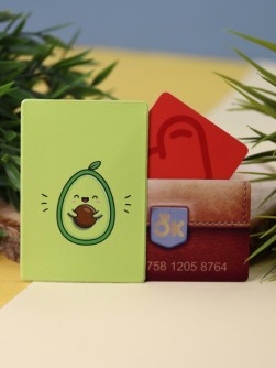 Держатель для карт "Веселое авокадо" (6,5 х 9,5 см)