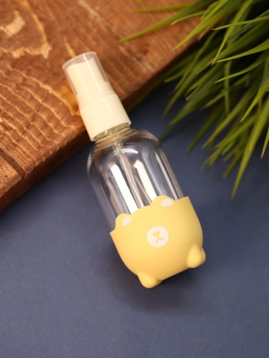 Дорожная бутылочка &quot;Bear&quot;, yellow (60 ml) 