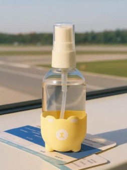 Дорожная бутылочка "Bear", yellow (60 ml)