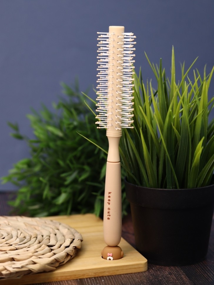 Расческа "Будь милой", коричневая