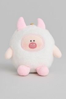 Плюшевый брелок "Minimonster", white