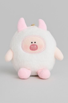 Плюшевый брелок "Minimonster", white