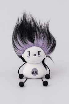 Брелок "Безумный малыш", фиолетовый