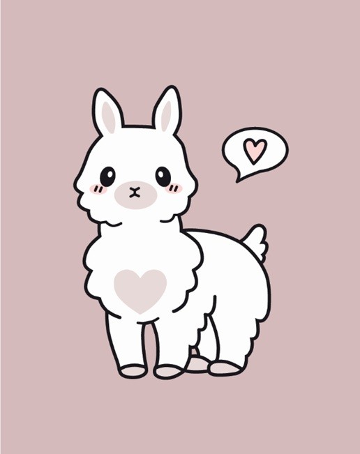 Держатель для карт Аниме «Lama» (6,5 х 10,4 см) 