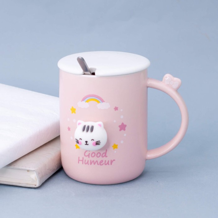 Кружка "Lag Cat good humeur", pink 