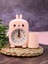 Часы-будильник с подставкой для канцелярии «Cute bunny», pink