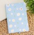 Блокнот (A5) "Flowers and leaves", light blue (14.5*21)
