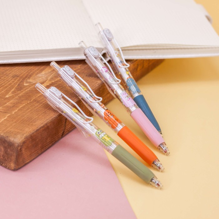 Набор ручек "Dino stars", 4 шт, mix 