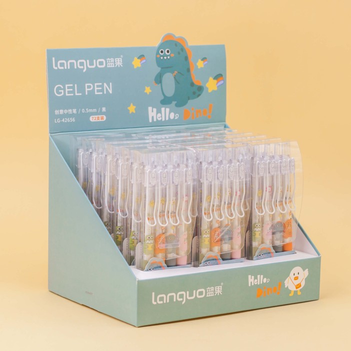 Набор ручек "Dino stars", 4 шт, mix 