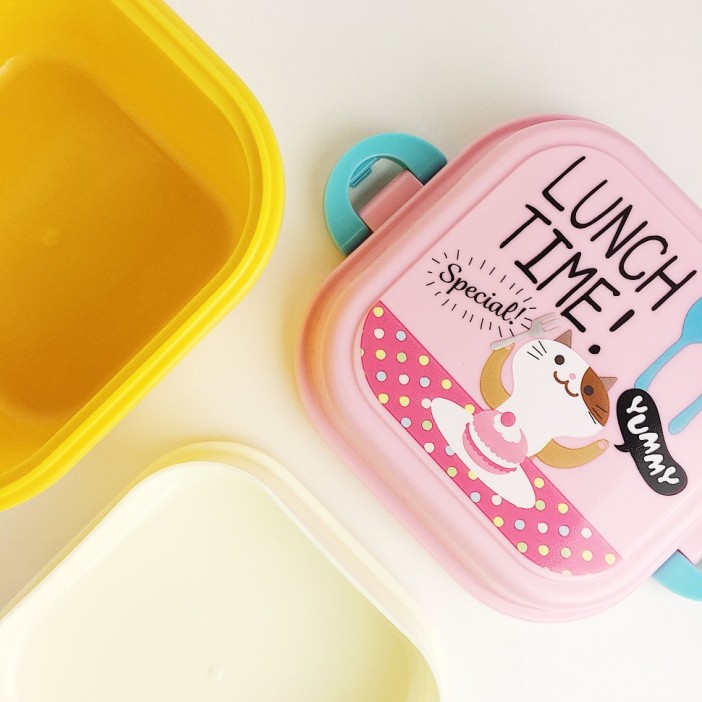 Ланчбокс "LUNCH TIME!" pink 