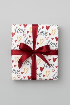 Упаковочная бумага «LoveWrap» 1 рулон, 50*70 см