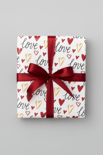 Упаковочная бумага «LoveWrap» 1 рулон, 50*70 см