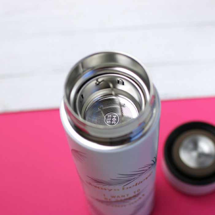 Термос "Always believe", white (400ml) 