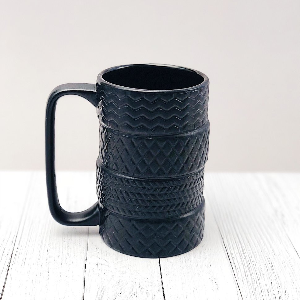 Кружка "Шины", black (400ml)