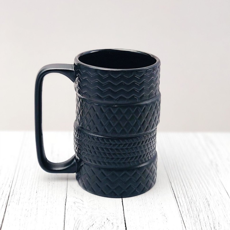 Кружка &quot;Шины&quot;, black (400ml) 