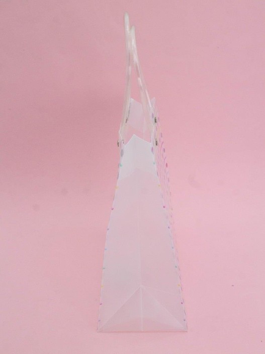 Пакет подарочный прозрачный «Transparent hose», small dots (22*21,5*10) 