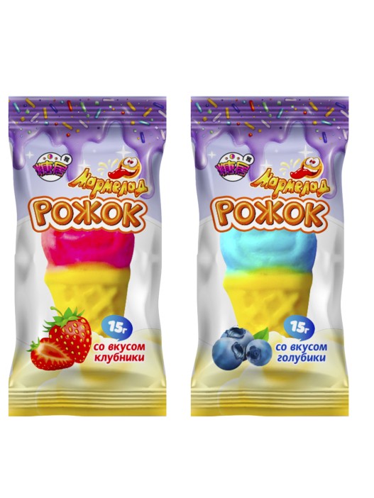 Мармелад жевательный «РОЖОК», 36 шт. 