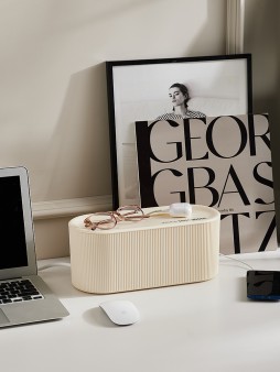 Контейнер для проводов "Stripes",  beige