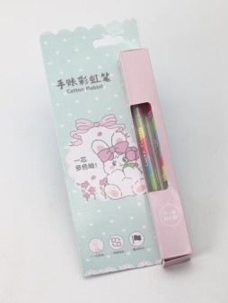 Набор цветных ручек (2 шт) "Green cotton rabbit"