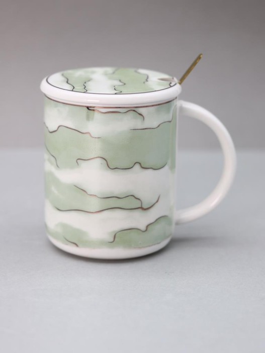 Кружка «Clouds», green 