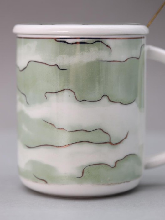 Кружка «Clouds», green 