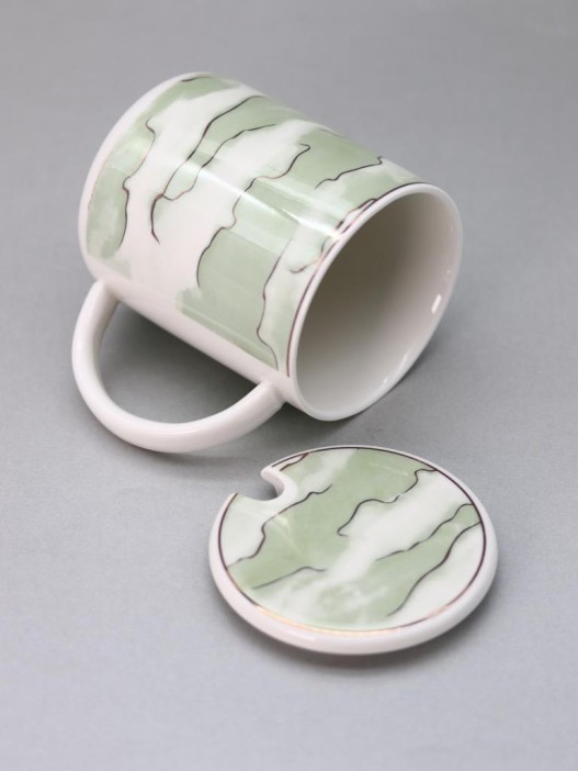 Кружка «Clouds», green 