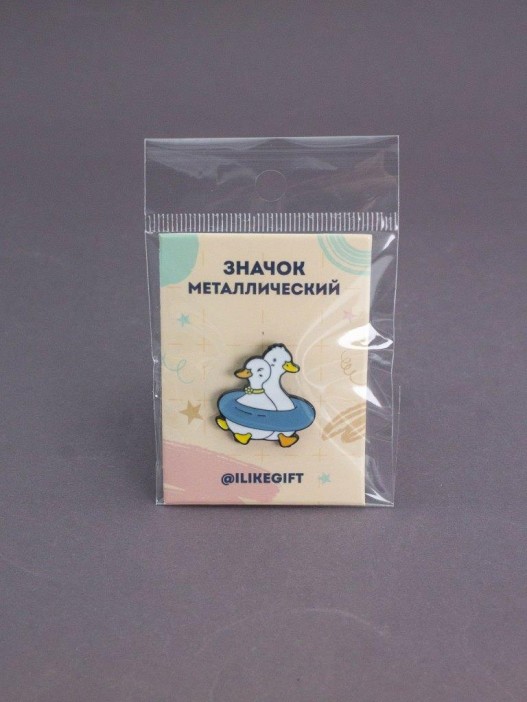 Значок металлический iLikeGift &quot;Together on the waves&quot; 
