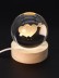 Ночник 3D iLikeGift "Два сердца" (6 см)