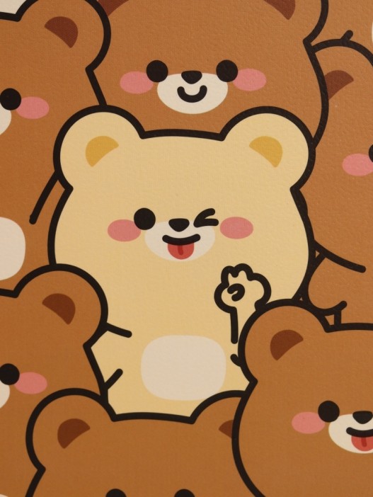 Блокнот (А5) "Many bear", brown (14.5*21) 