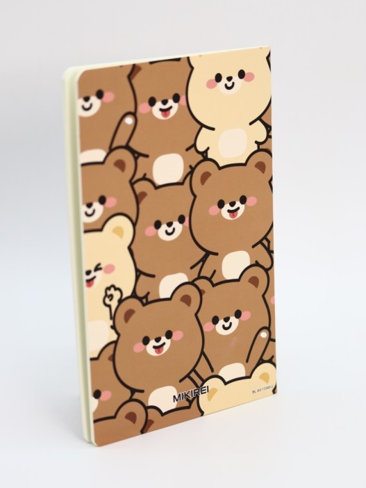 Блокнот (А5) "Many bear", brown (14.5*21) 
