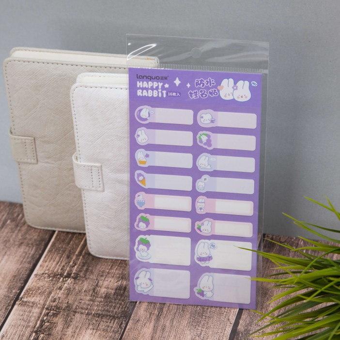 Наклейки для информации "Hare", purple 