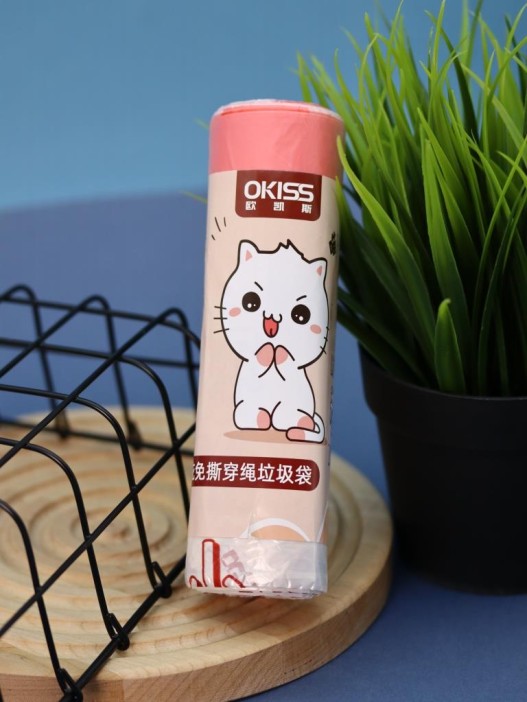 Декоративные пакеты на завязках &quot;Cute cat&quot;, 20 шт/рулон (45*50см) 