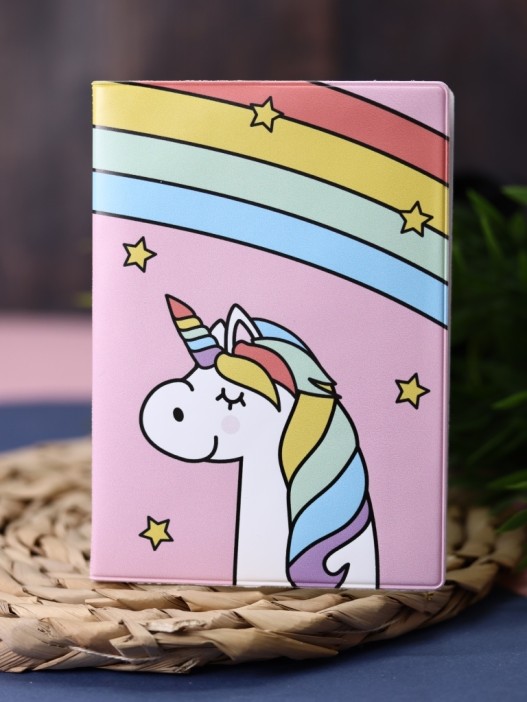 ОБЛОЖКА ДЛЯ ПАСПОРТА Rainbow Stars, плотность 600 мкм 