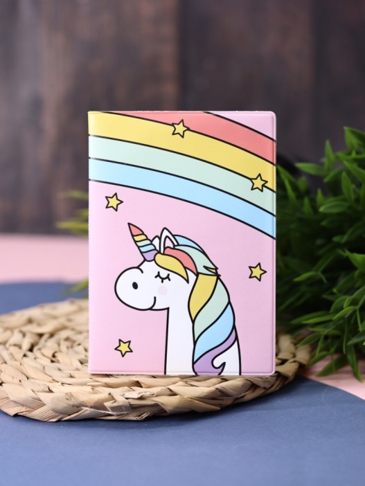 ОБЛОЖКА ДЛЯ ПАСПОРТА Rainbow Stars, плотность 600 мкм 