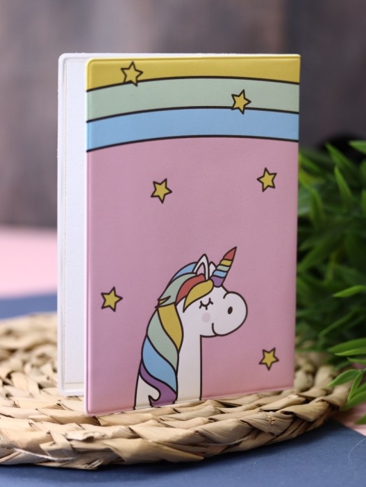 ОБЛОЖКА ДЛЯ ПАСПОРТА Rainbow Stars, плотность 600 мкм 