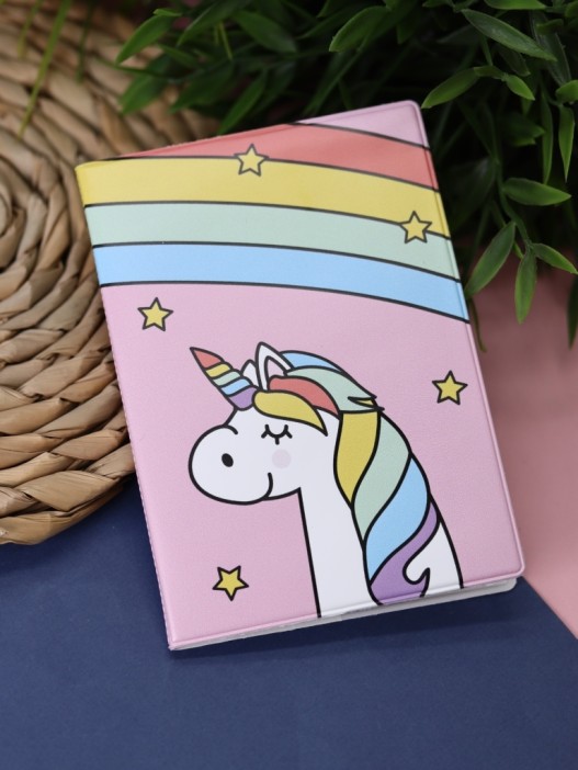 ОБЛОЖКА ДЛЯ ПАСПОРТА Rainbow Stars, плотность 600 мкм 