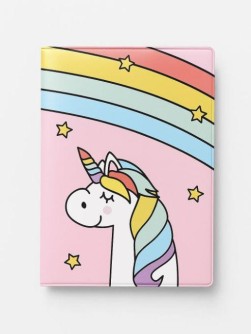 ОБЛОЖКА ДЛЯ ПАСПОРТА Rainbow Stars, плотность 600 мкм