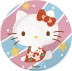 Тарелка керамическая &quot;Hello Kitty. Искусство&quot; (d=19 см) 